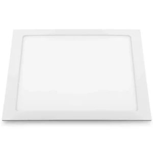 Luminária Painel de Led Quadrada de Embutir 18w Bivolt Slim Branca 6500k