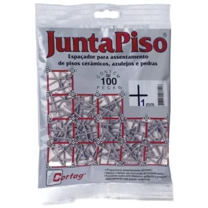 Pacote Espaçador Juntapiso 1,0mm Plástico