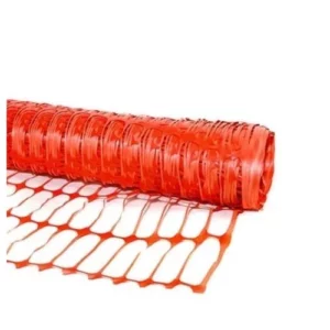 Tela Tapume Plastica Laranja 1.20m